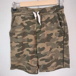 2 Pairs Cotton Big Boys Sport Shorts Old Navy Size 10-12- red and green